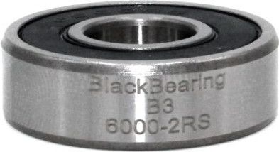 Cuscinetto nero 6000-2RS 10 x 26 x 8 mm