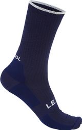 Le Col High Socks Blue/White