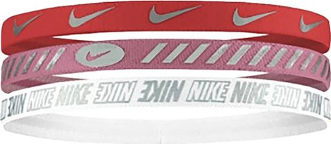 Mini Bandeaux (x3) Unisexe Nike Headbands Metallic 3.0 Multi couleurs