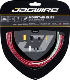 Jagwire Mountain Elite Link Bremssatz Rot