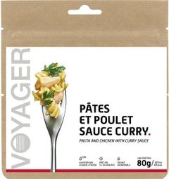 Lyophilis Voyager Pasta y pollo con salsa de curry 80g