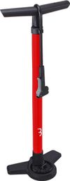 BBB AirBoost 2.0 Floor Pump (Max 160 psi / 11 bar) Red