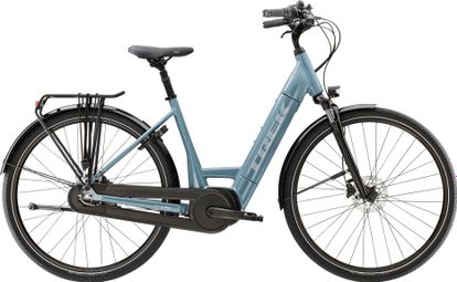 Vélo de Ville Électrique Trek District+ 3 Lowstep Shimano Nexus 7V 400 Wh 700mm Bleu 2023