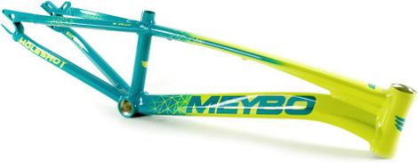 Cadre BMX Race Meybo Holeshot Alloy Vert Lime Bleu Petrol 2024