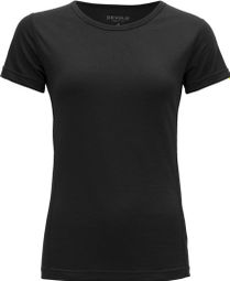 Camiseta de mujer Devold Breeze Merino 150 Negra