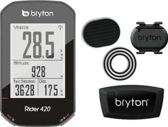 Computer GPS BRYTON Rider 420T + sensore di cadenza/cintura cardio