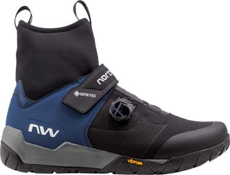 Chaussures de VTT Northwave Multicross Plus GTX Noir/Bleu