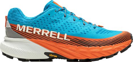 Merrell Agility Peak 5 Trail Shoes Blue/Orange
