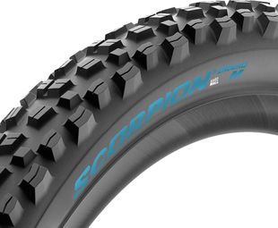 Neumático Pirelli Scorpion Enduro M 29'' Tubeless Soft SmartGrip Gravity HardWall Turquesa para bicicleta de montaña