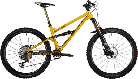 Producto Reacondicionado - Bicicleta de Montaña Tout-Suspendu Producción Privada Shan N°5 Sram XX1 11V Amarillo 2017
