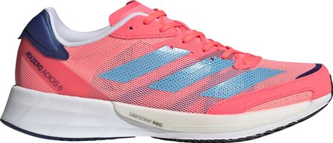 Chaussures de Running adidas adizero Adios 6 Rose Bleu Femme