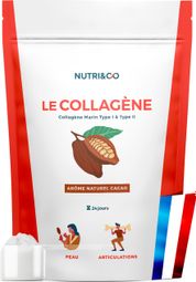 Collagène Marin - Peau et Santé des Articulations - Goût Cacao - 190 grammes