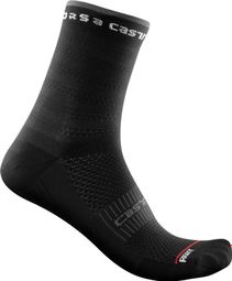 Castelli Rosso Corsa 11 Women's Pair of Socks Black