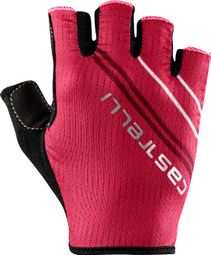 Castelli Dolcissima 2 Red Women's Short Gloves