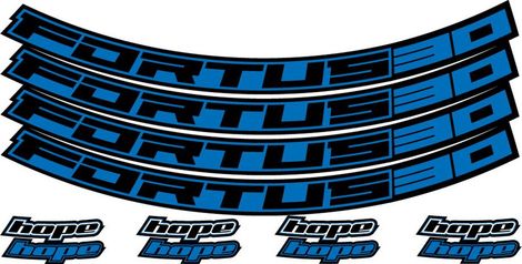 Stickers Roues Hope Fortus 30 Bleu