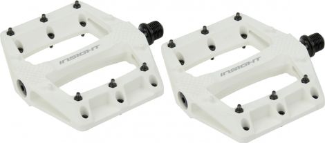 Insight Thermoplastic DU Flat Pedal Paar Weiß
