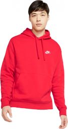 Hoodie Nike Sportswear Club Fleece Rot / Weiß
