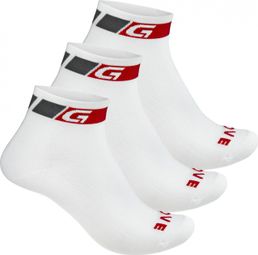 GripGrab Classic Low Cut Socks (3-Pack) White