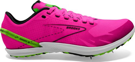 Chaussures Athlétisme Brooks Draft XC Rose Vert Unisex