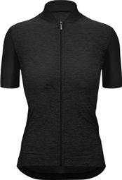Santini Women's Short Sleeve Jersey Colore Puro Black