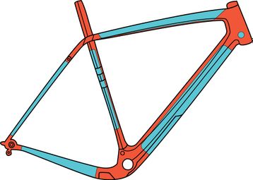 RideWrap Covered Protection Frame Kit Road/Gravel Matte Clear