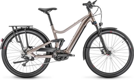 Moustache All-Suspended Electric Mountain Bike Saturday 27 Xroad FS 3 Smart System Shimano Deore 11V 500 Wh 27.5'' Beige 2023