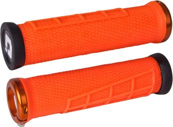 ODI Elite Flow Grip Orange Lock-On Orange