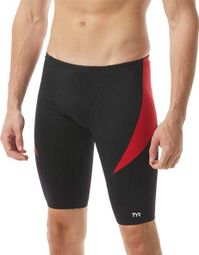 TYR Men's Jammer Splice Hexa Swimsuit Black/Red