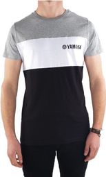 Tee-shirt Blanc Noir Homme Yamaha