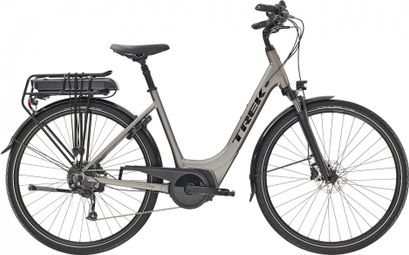 Vélo de Ville Électrique Trek Verve+ 2 Lowstep Bosch 400Wh Shimano Altus 9V Matte Gunmetal 2023
