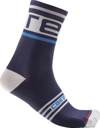 Castelli Prologo 15 Unisex Socks Blue/White