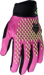 Fox Defend Race Women's Berry Punch Pink Long Gloves