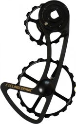 Chape de Dérailleur CyclingCeramic Chape 14/19 pour Shimano Ultegra R8000/8050 - Dura Ace R9100/9150 Noir
