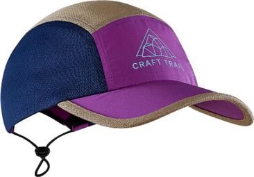 Casquette Craft Pro Trail Hypervent Rose Marron Bleu Unisex