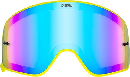 O'Neal B-50 Goggle Spare Lens Yellow Frame Mirror Blue Lens