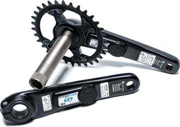 Juego de <p>bielas</p>Stages Cycling Stages <p>Power <strong>LR</strong></p>Shimano XT R8120 Negro