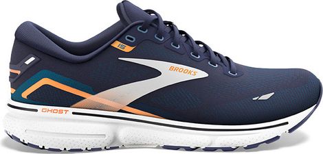 Brooks Ghost 15 Running Shoes Large Blue Orange Men's