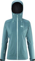 Millet Grand Montets II Chaqueta impermeable Gore-Tex Azul claro para mujer
