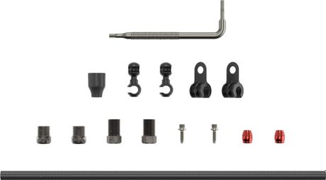 Kit de latiguillos hidráulicos para frenos de disco Sram Doble Compresión (2000 mm) Negro