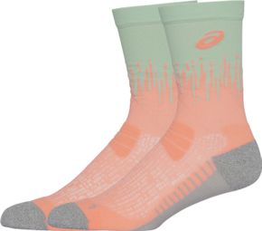 Calcetines <strong>Asics Performance Run Cre</strong>w Unisex Verde Coral