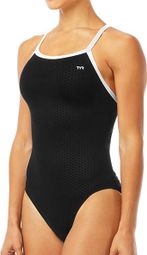 TYR Women's Hexa Diamondfit Swimsuit Black/White