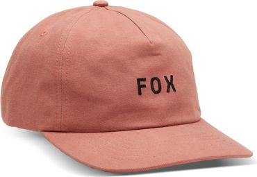 Fox Women's Wordmark Adjustable Cap Coral Red