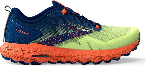 Brooks Cascadia 17 Men's Trail Shoes Green Blue Red