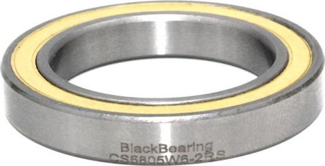 Black Bearing Ceramic Bearing 61805-2RS W6 25 x 37 x 6 mm