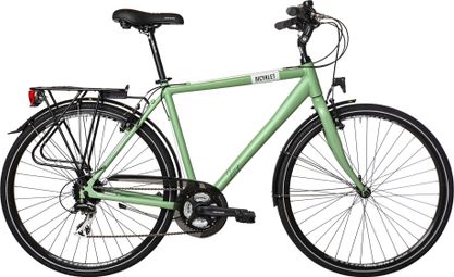 Bicyklet George City Bike Shimano Acera/Tourney 8S 700 mm Wood Green 2022