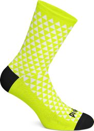 Paire de chaussettes PI:IK - Yellow Fluo Triangle