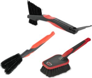 Set of 3 Zefal ZB Clean / Wash / Twist Brushes