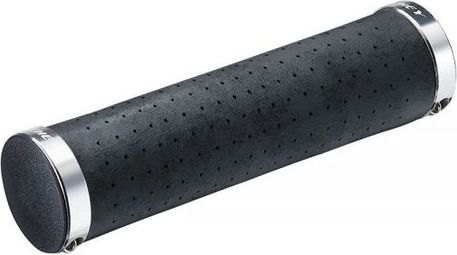 Grips Ritchey Classic Locking Cuir Synthétique Noir 130mm