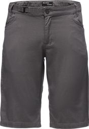 Pantalones cortos de escalada Black Diamond Credo para hombre - Gris Carbono