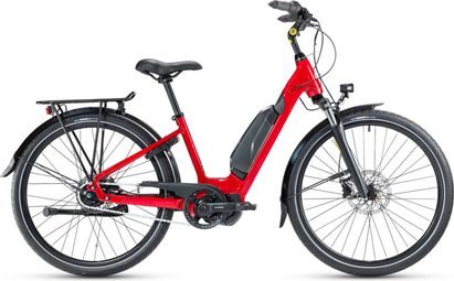 Vélo de Ville Électrique Gitane e-City Steps 28'' Shimano Nexus 5V 418Wh Rouge Rubis 2021